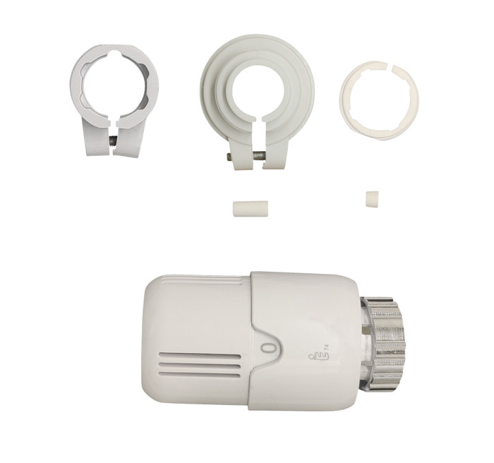 Radiatortermostat m/væskesensor inkl. adaptere - Waterworks